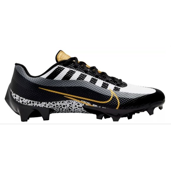 NIKE VAPOR EDGE SPEED 360 FOOTBALL CLEATS Black/White/Bronze MEN\'S SIZES NEW